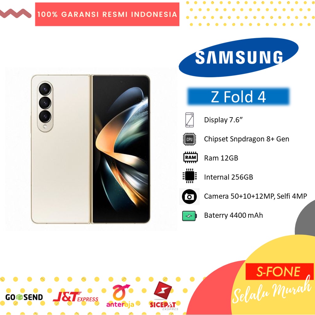 Samsung Galaxy Z Fold 4 12/256GB Garansi Resmi