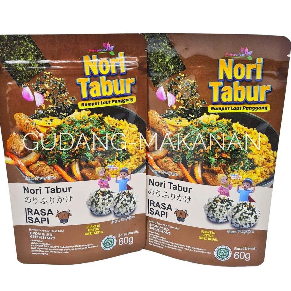 

Terkini ｀ Nori Tabur Rumput Laut Panggang Sapi 60gr ☯