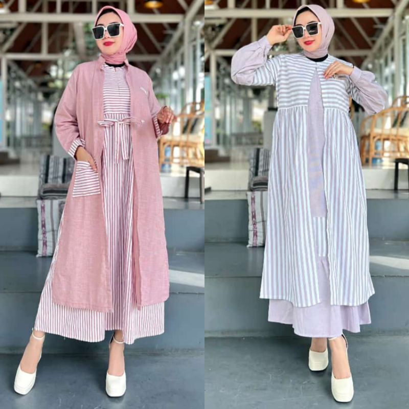 SET DRESS OUTER DARA, FAIZ