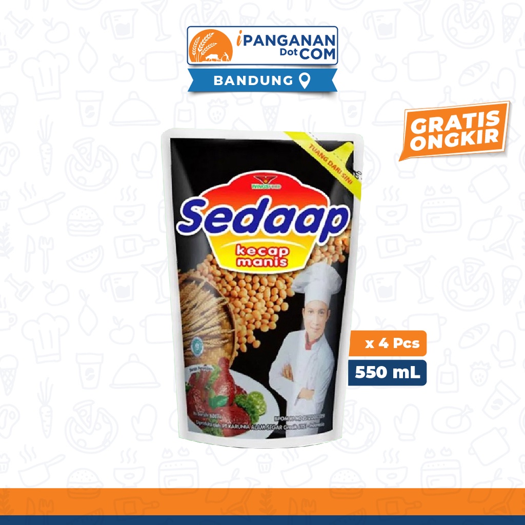 

Kecap Manis Sedaap Pouch 550 Ml x 3 Pack - BDG