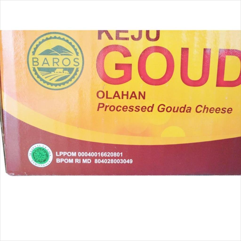 Keju / Cheese Cheddar Gouda Orange Baros 2 KG HALAL MUI Keju Martabak