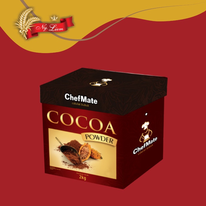 CHEFMATE BROWN Cocoa Powder / Cokelat Bubuk BOX 22-24% 2 kg