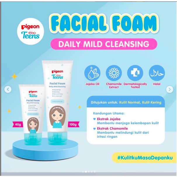 PIGEON TEENS Facial Foam Daily Mild Cleansing / Acne Care / Deep Cleansing and Oil Control