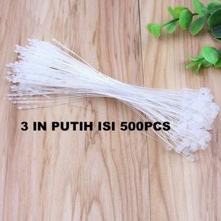 LOOP PIN LOCK PLASTIK STRING 500 PCS LABEL TALI TAG HANGTAG