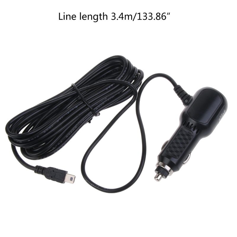 Vivi 5V 3.5A Kabel USB Mini Dual-USB Port DashCam Soket Adaptor Rokok Mobil