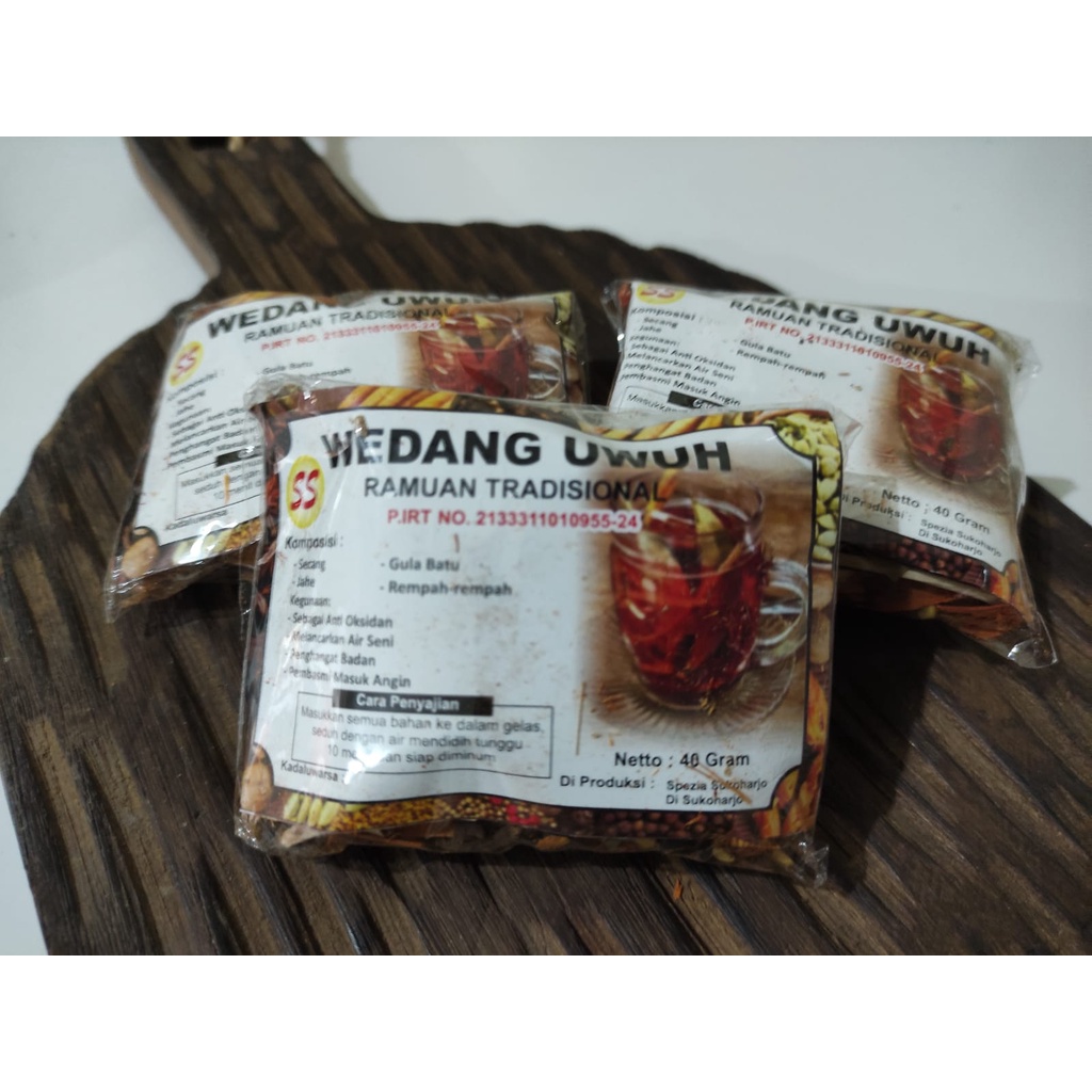 

Wedang Uwuh 1 Pack isi 10 bks