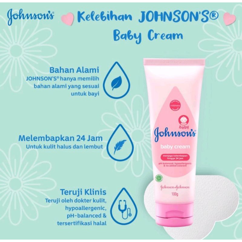 JOHNSON'S BABY CREAM 50/100 GR