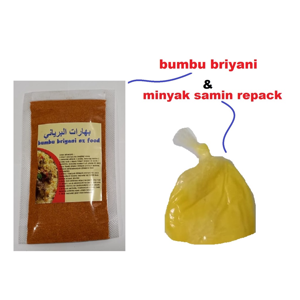 

BUMBU BRIYANI DAN MINYAK SAMIN