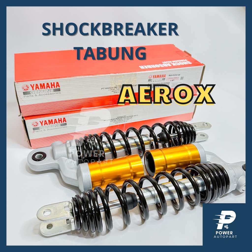 SHOCKBREAKER SHOCK BELAKANG SEPASANG YAMAHA AEROX 115 KUALITAS ORIGINAL YAMAHA - AEROX