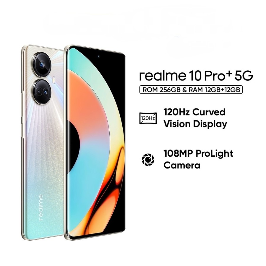 Realme 10 Pro Pro+ Plus 5G 12GB+256GB - 8GB+256GB - 8GB+128GB Garansi Resmi Realme 10 Pro 12 GB 256 GB 8 GB 256 GB 8 GB 128 GB