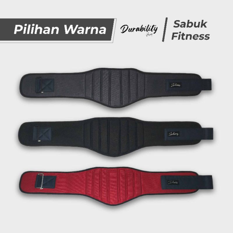 PREMIUM Sabuk Gym Fitness - Weight Lifting Belt - Fitnes Powerbelt