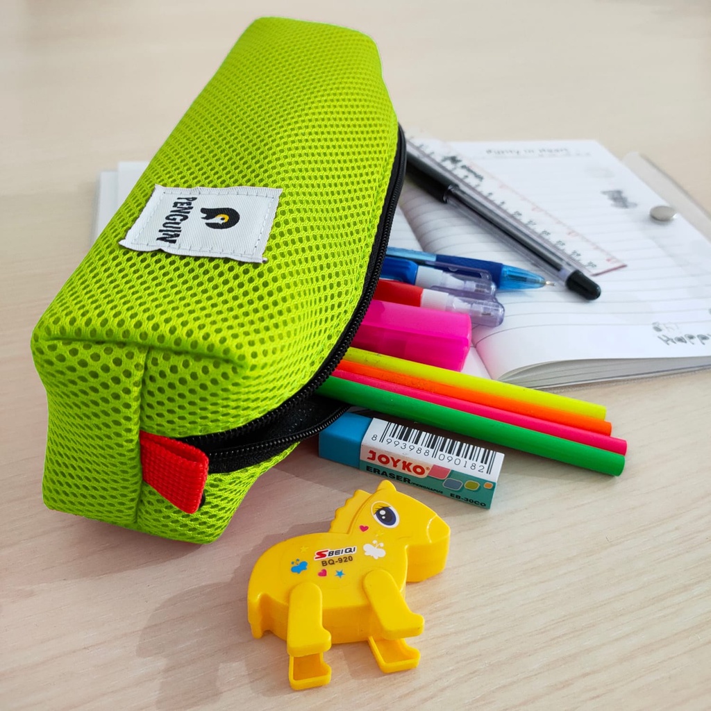 1 Set Tas Tempat Pensil Pencil Case Kotak Alat Tulis Atk Sekolah Kuliah Kerja