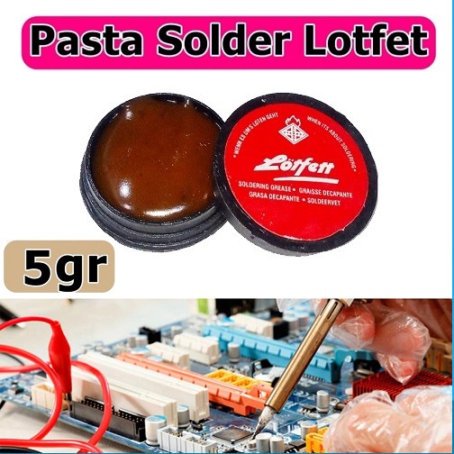 Lotfet 5 Gr Pembersih Solder Minyak Songka Lotfett Soldering Silicone Grease 5gr