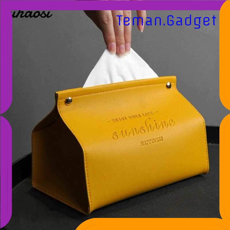 TG - DPR Bihaosi Kotak Tisu Premium Kulit Tissue Box V Mouth - ZJ008