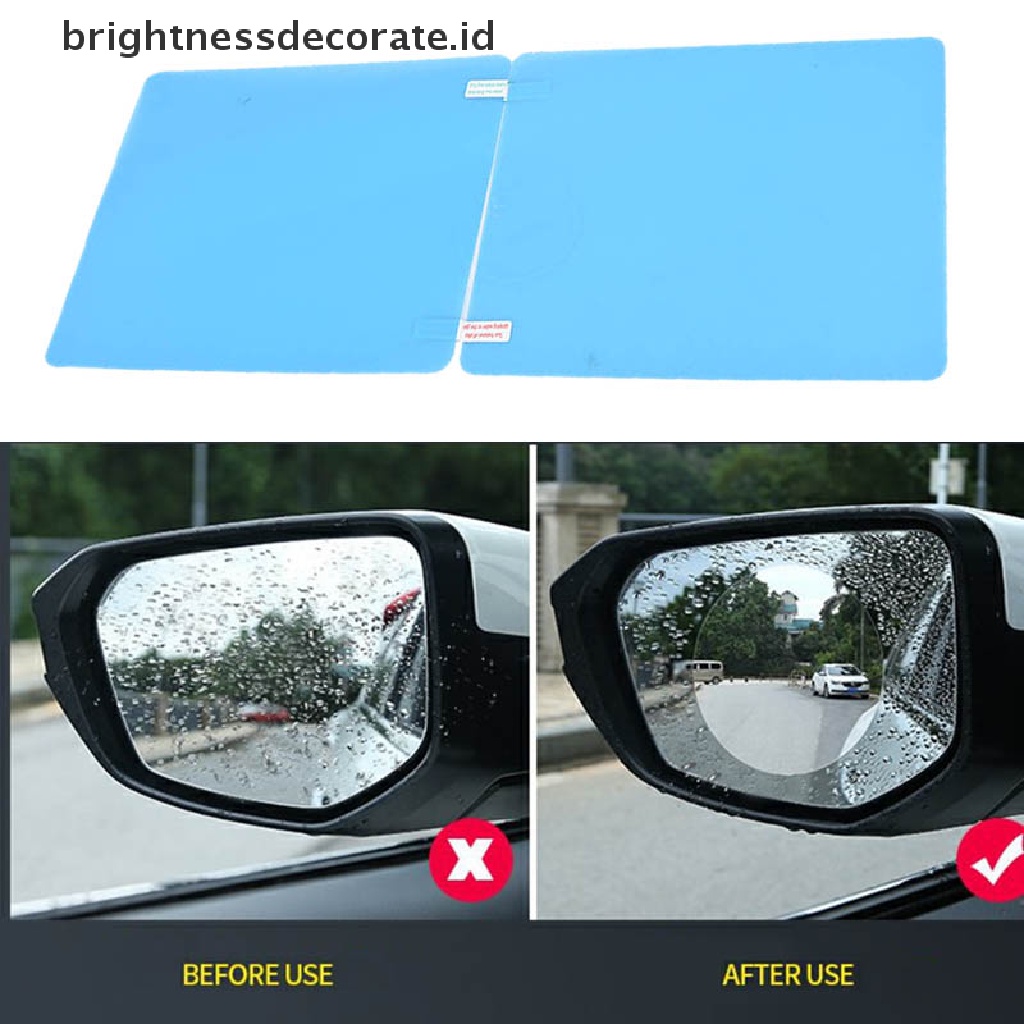 [Birth] Stiker Kaca Spion Mobil Film Anti Air Hujan Kaca Film Anti Embun Jendela Perisai [ID]