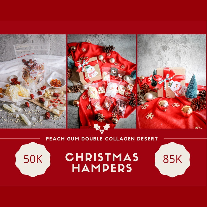 

CHRISTMAS HAMPERS PEACH GUM DESSERT READY TO COOK BIG POUCH