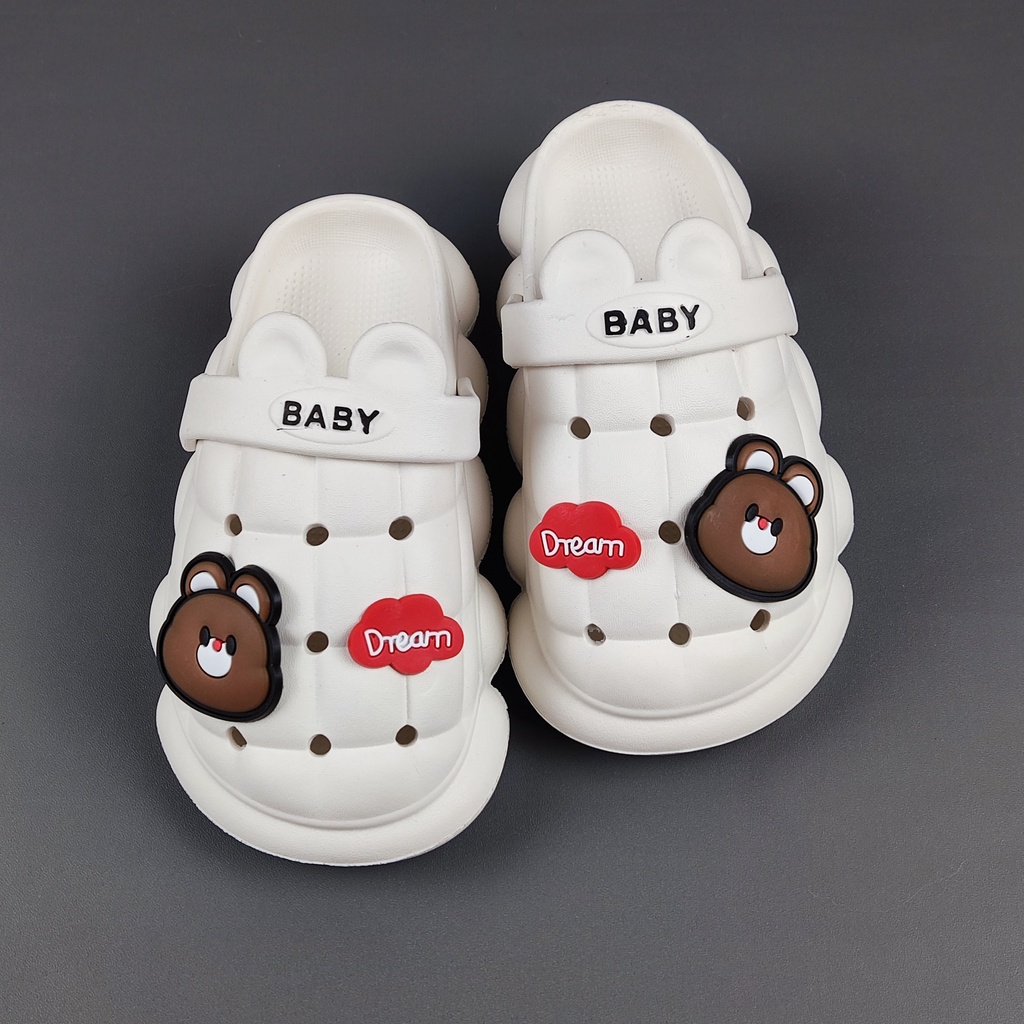 CB33 NEW Sandal slop anak / sandal eva anak motif line beruang