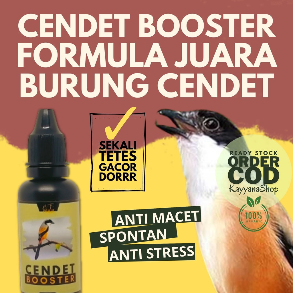30 ML Vitamin Penggacor Burung Cendet / Vitamin Cendet Cepat Gacor / Penggacor Cendet / Vitamin Peng
