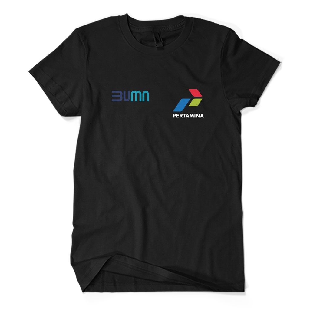 Baju Kaos Pria BUMN - Kaos Pertamina Logo KAOS KAGE