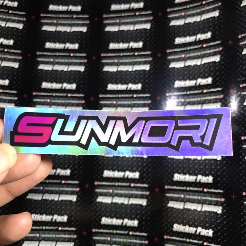 stiker racing kata kata hologram