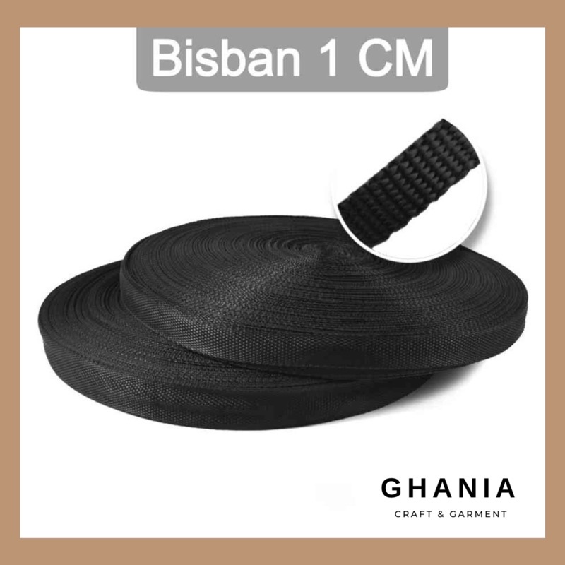 1 Roll Bisban Webbing Nilon Tali Tas Webbing 1cm
