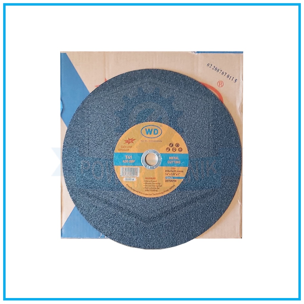 WD Cutting Wheel Batu Gerinda Potong Besi 14 Inch Mata Potong Besi 14" Original Keenness