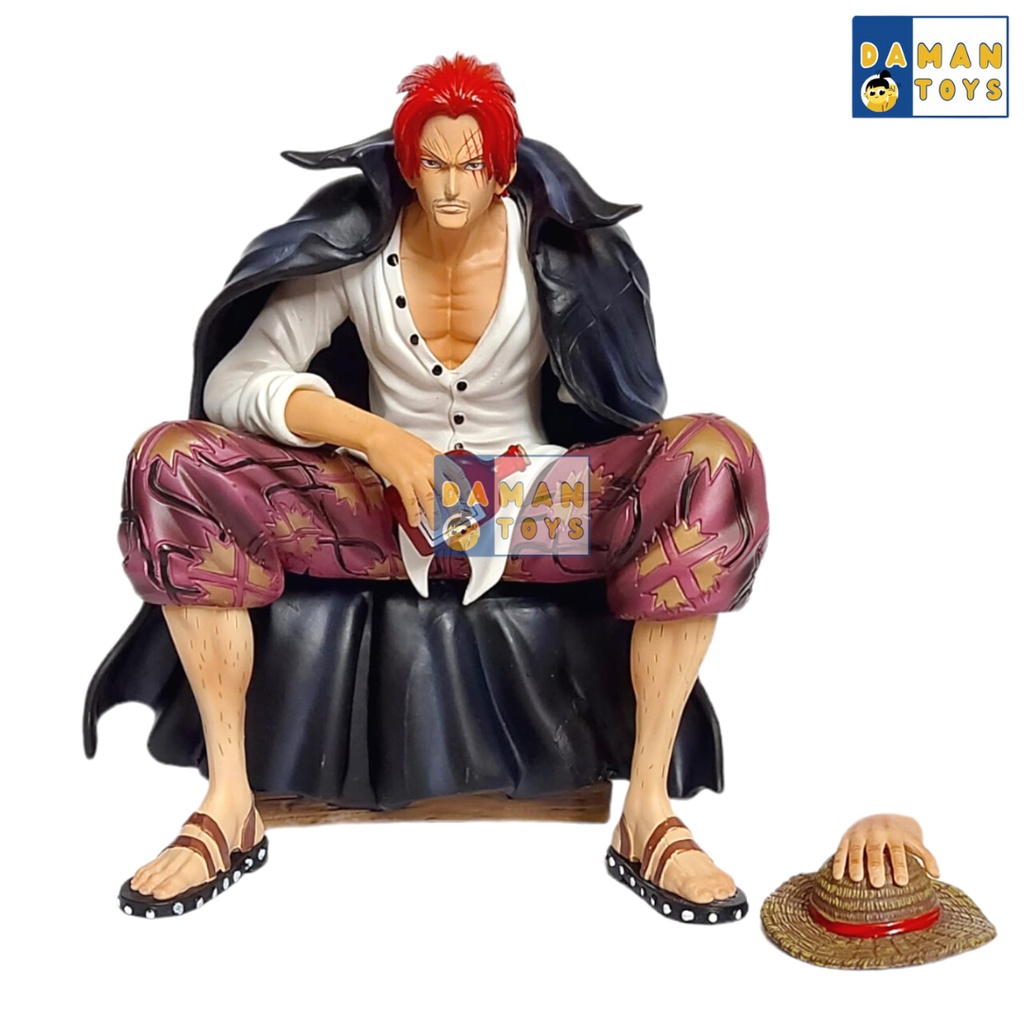 Figure One Piece Shanks Red Haired Pirates Onepiece Pajangan Koleksi