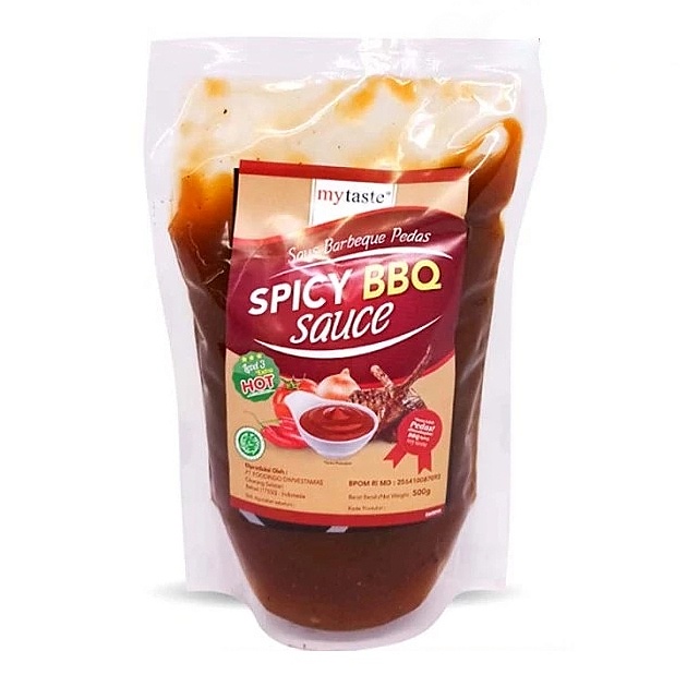 Jual mytaste Spicy BBQ Sauce level 3 500gr my taste Saus Barbeque