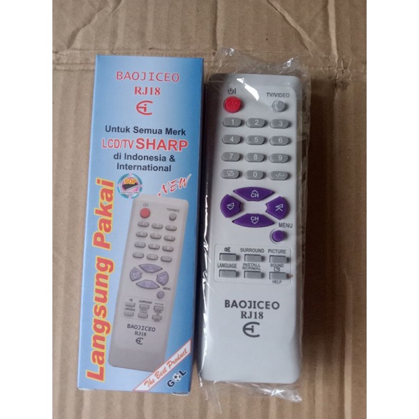 remot tv sharp / remot tv tabung
