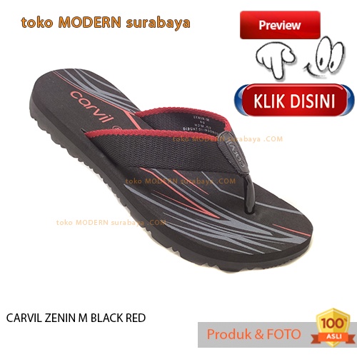 Sandal pria casual sandal jepit spons CARVIL ZENIN M