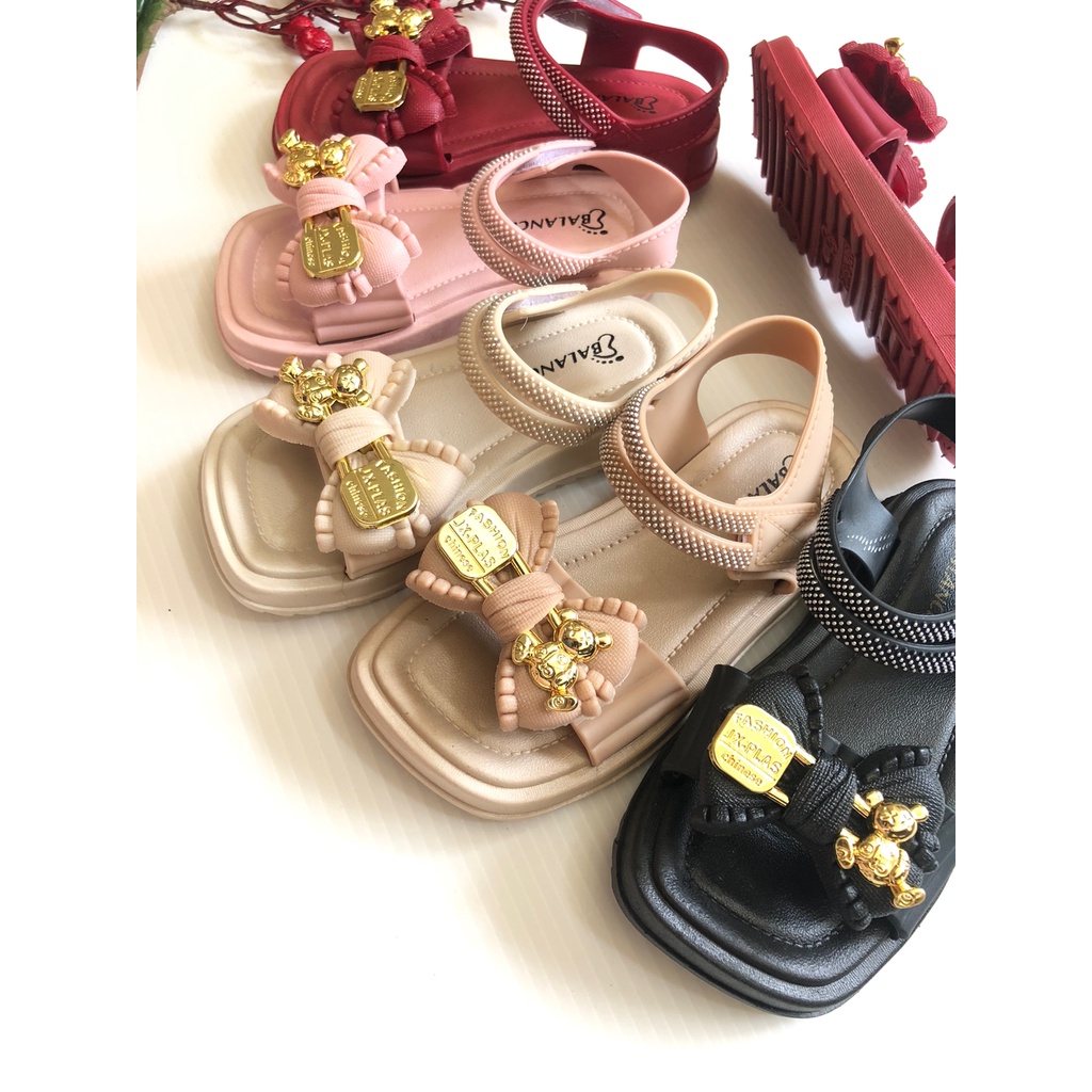 [4-8 Tahun] Sandal Anak Perempuan Cewek Import Jelly PITAGOLDBEAR Balance 926-4M