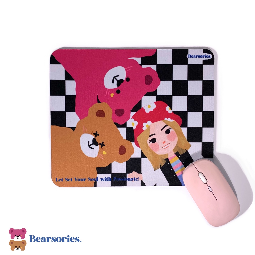 Mousepad Anti Slip Bearies And Friend