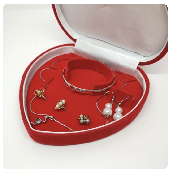 Kotak Perhiasan Set Bagus Kotak Mahar Set Kotak perhiasan bludru