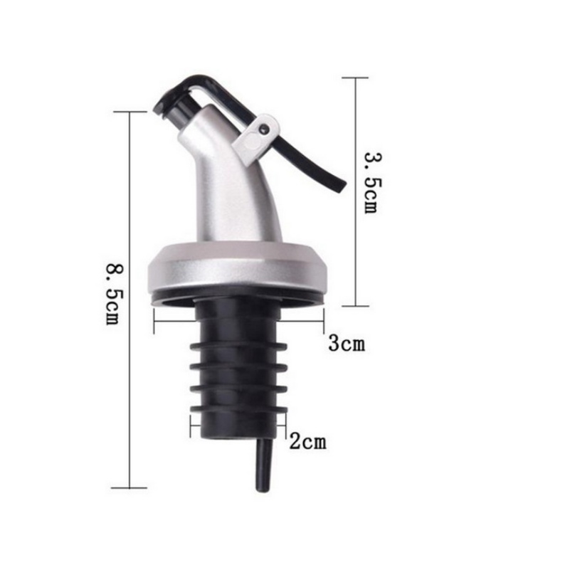 Wine Dispenser Olive Oil Pourers Sprayer Nozzle Minyak Cuka Botol Stopper Spout Anti Bocor Nozzle Dispenser Aksesoris Bar Dapur Anti Bocor Tutup Botol Minyak Wine Stopper