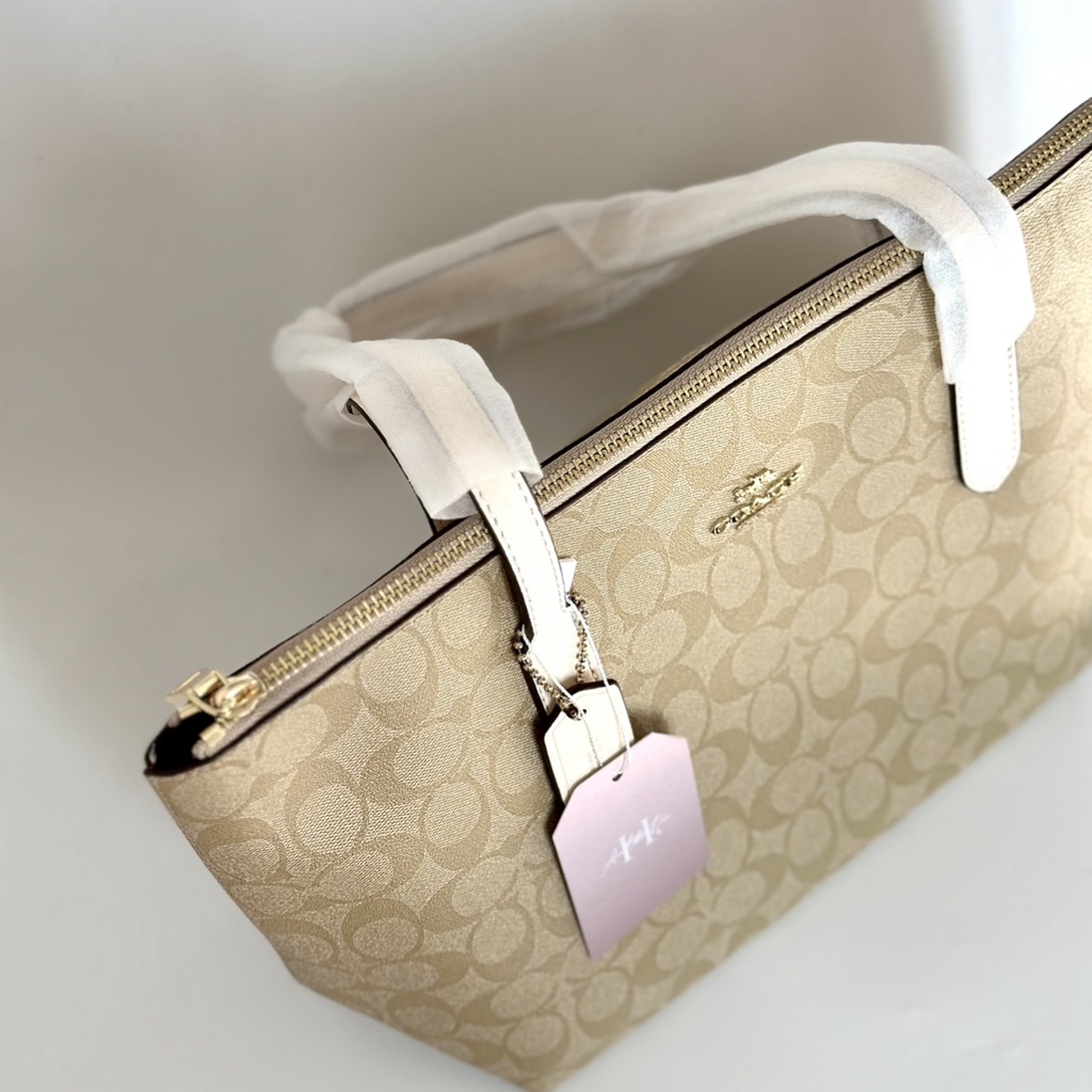 Coach Zip Tote Signature Canvas