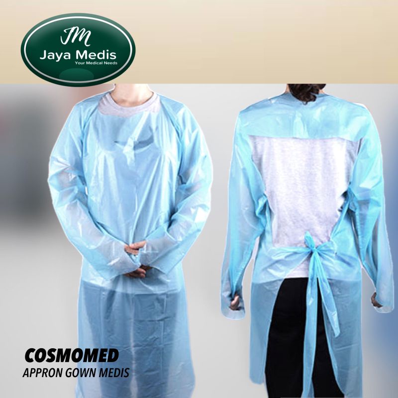 COSMOMED APRON LENGAN PANJANG 10 PCS