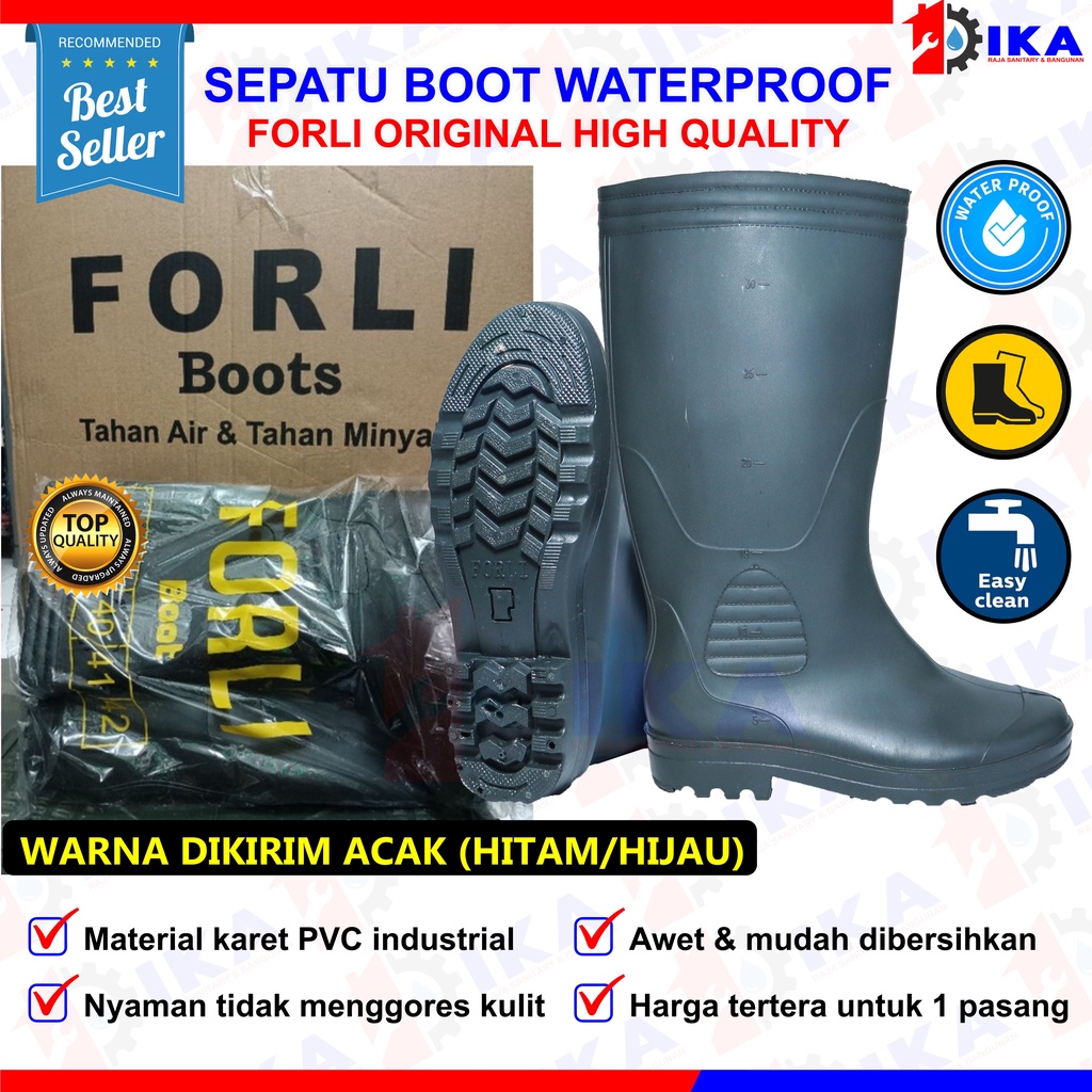 SEPATU BOLT FORLY / SEPATU BOT KARET TINGGI/ SEPATU BOT PROYEK / SEPATU AIR BANJIR