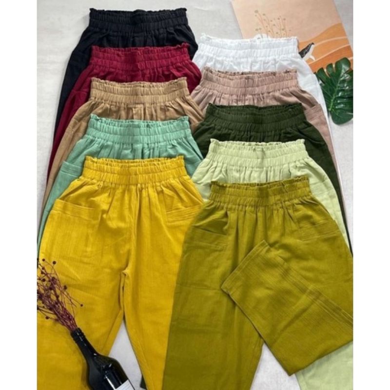 CELANA HAKIRA PANTS CRINKEL PREMIUM KEKINIAN