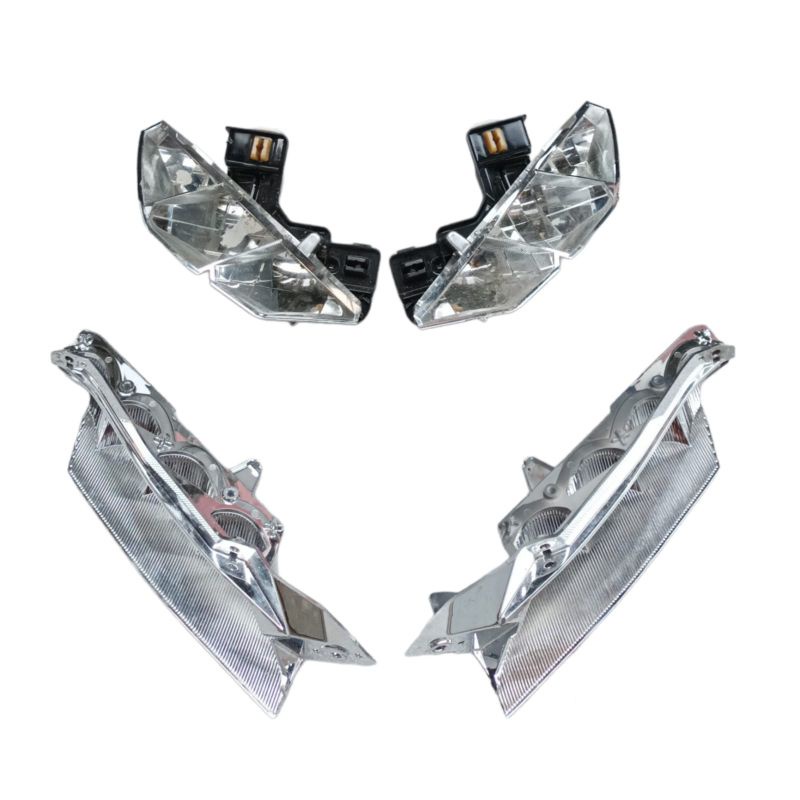 reflektor mika kaca chrome dalam honda cbr150r led facelift original reflektor lampu depan honda cbr