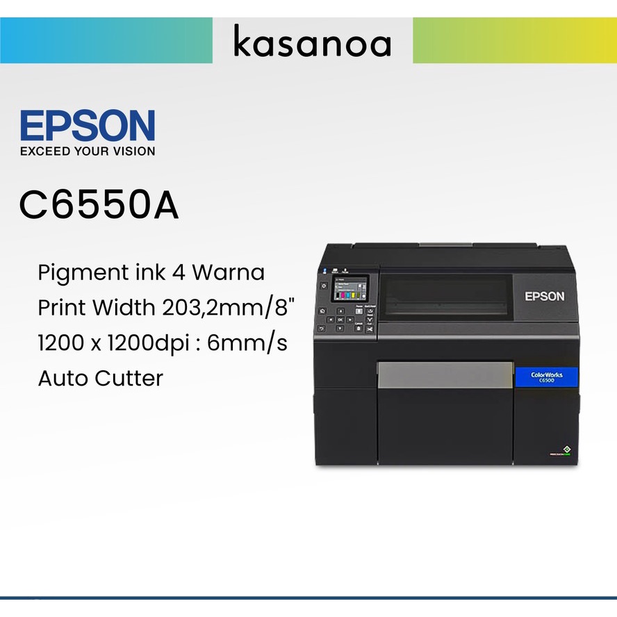 Jual Printer Label Epson ColorWorks C6550A/Printer Label Warna C6550A