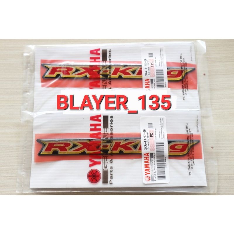 EMBLEM YAMAHA DOP AKI RXKING SPESIAN EDITION ANIVERSARY 20TH 3KA-F1737-50