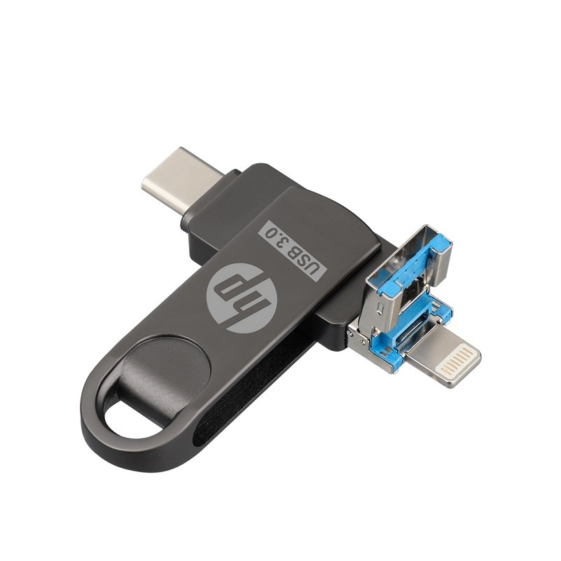 Panas! Flashdisk OTG HP 3IN1 1TB Type-C Micro USB/IOS Smart Phone Flashdisk Untuk iPhone/PC/Android