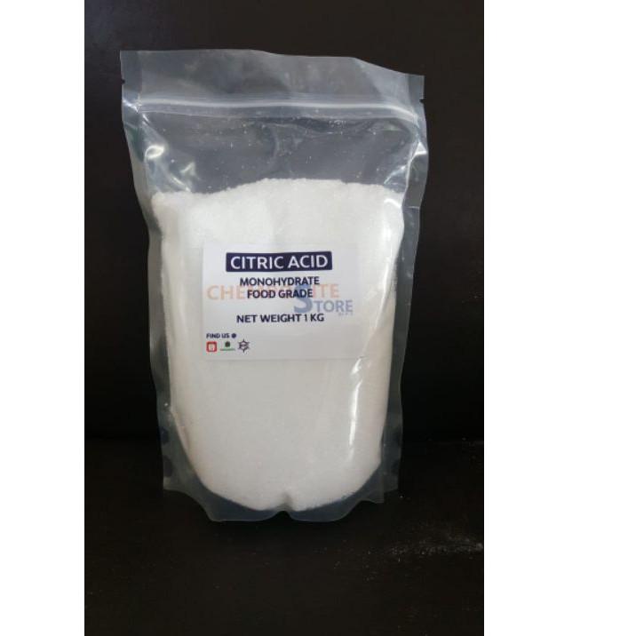 

PROMO [HJ6] Citric Acid monohydrate - asam citrun - asam sitrun - sitrun acid - sitrun zuur kemasan 1 kg