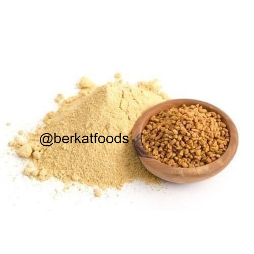 

Klabet Bubuk Murni / Fenugreek Powder Pure / Kelabat / Methi / Hulbah