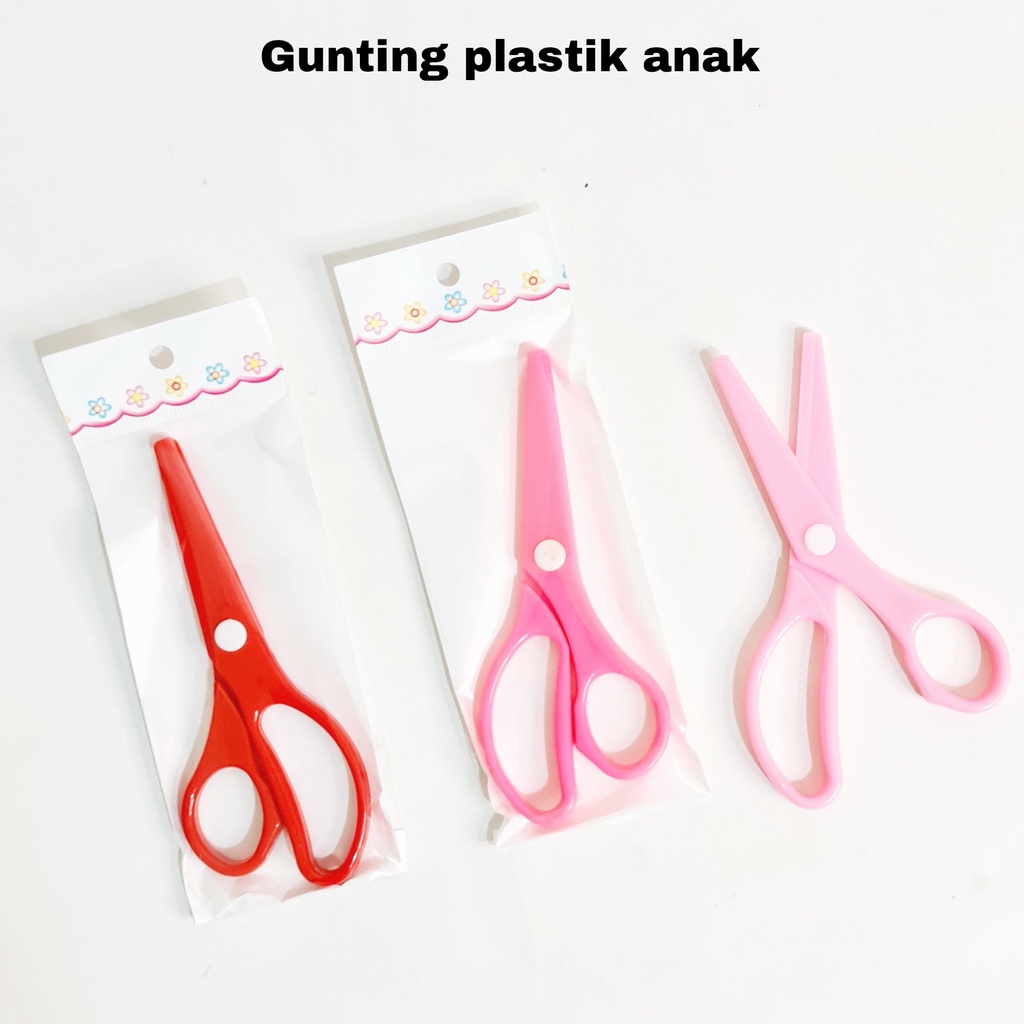 

SOS Gunting Plastik Anak Polos / Pemotong Kertas / Gunting Kertas