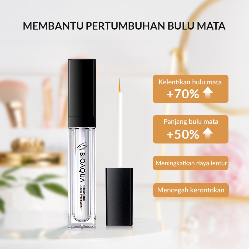 READY BIOAQUA EyeLash Serum Bulu Mata dan Alis BPOM Halal 7ml Pelentik Bulu Mata Serum Penumbuh Bulu Mata dan Alis