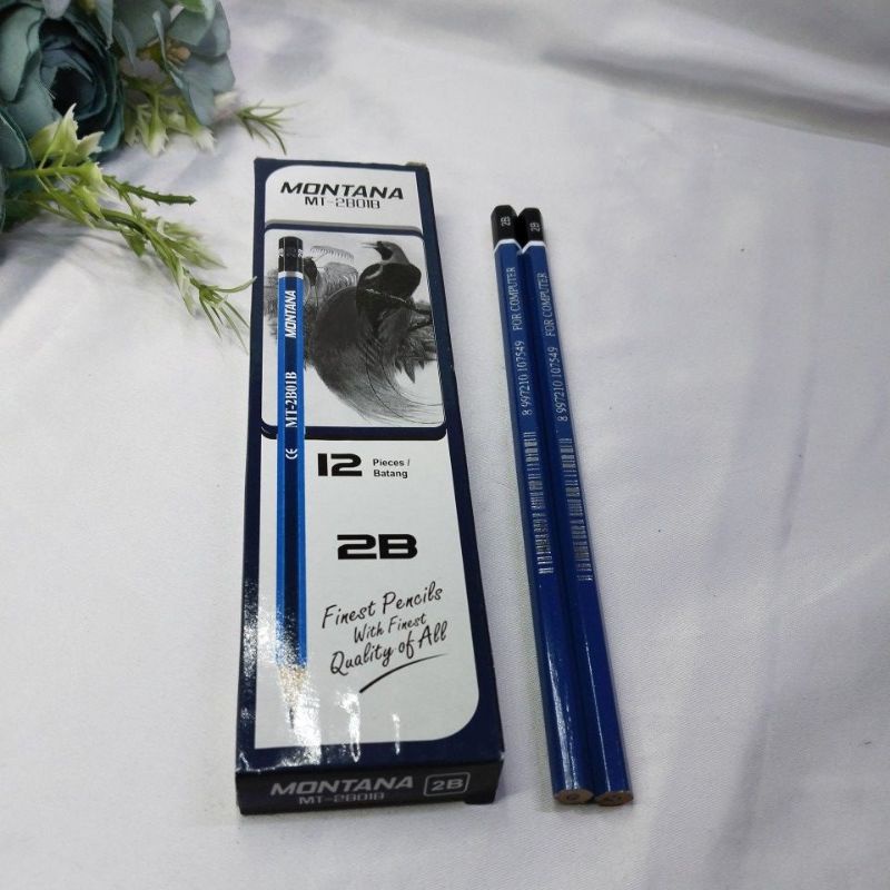 Pensil 2B Montana MT-2B01B 1Box isi 12pcs