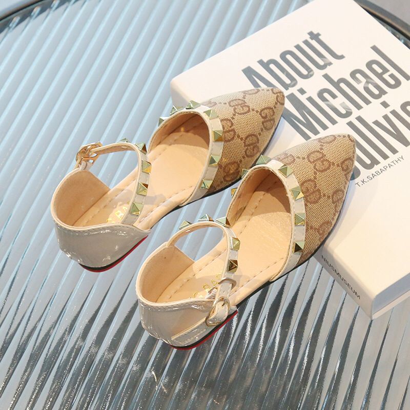 (LOLI-JKT) 611 SANDAL ANAK PEREMPUAN MODEL RIVET TERBUKA SIZE 26-36