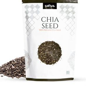 

Diskon[TD4]-250 grams Chia Seed Organic Black Chiaseed Biji Chia Hitam Premium - Original SAFIYA HERBAL