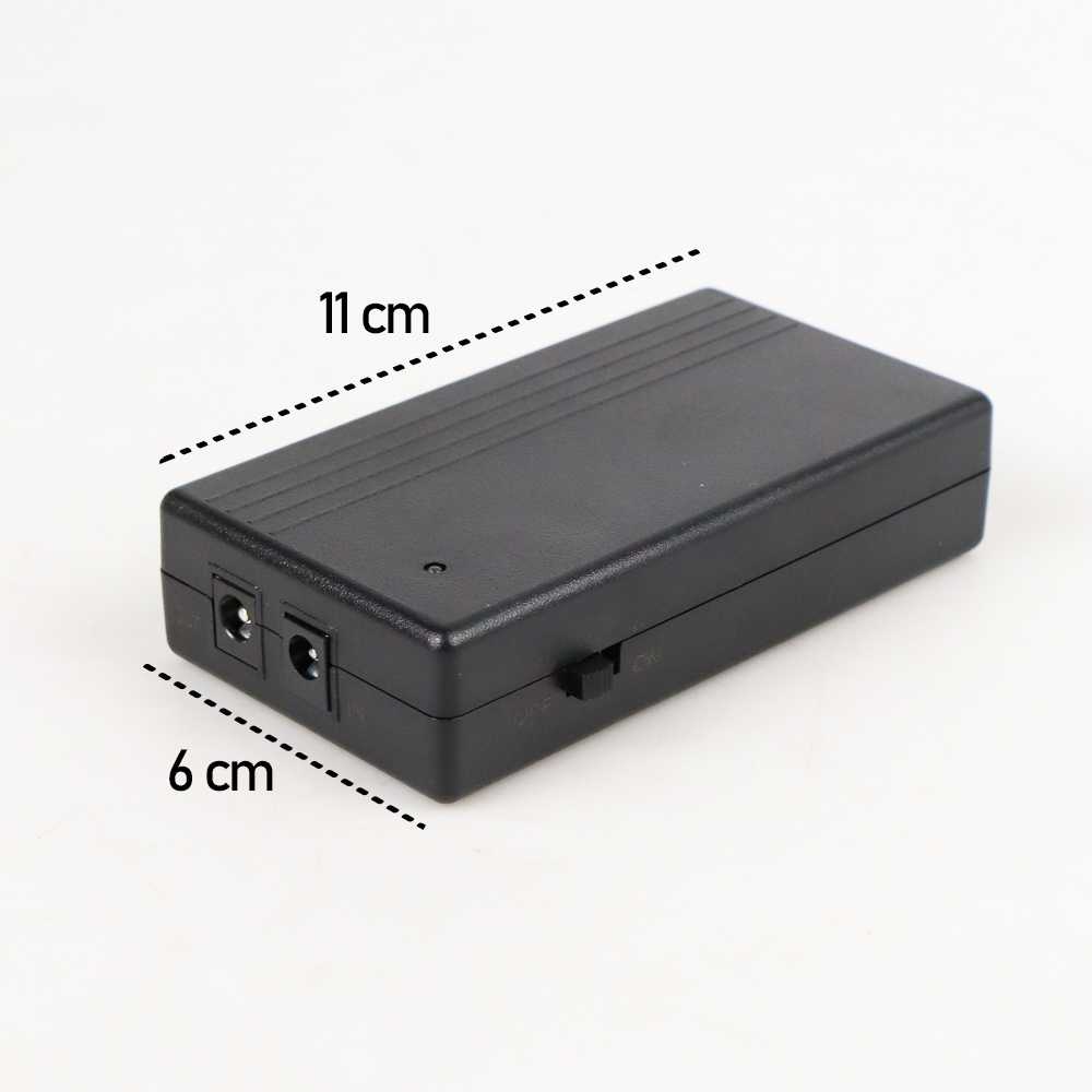UPS Power Backup 12V 2A untuk Wifi Router &amp; CCTV listrik mati power Bank 2000mAH 12V2A UPS Uninterrupted Backup Power Supply Mini Battery For Camera Router Uninterruptible Power Supply Smart Uninterruptible Power Supply untuk Kamera IP